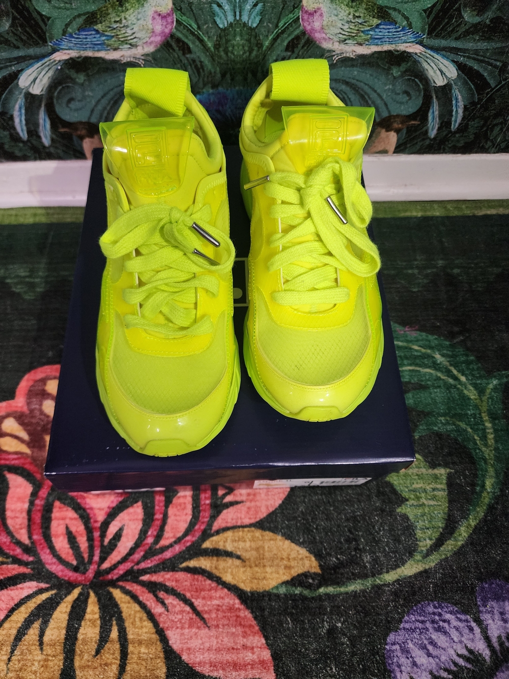 Neon Yellow Fila